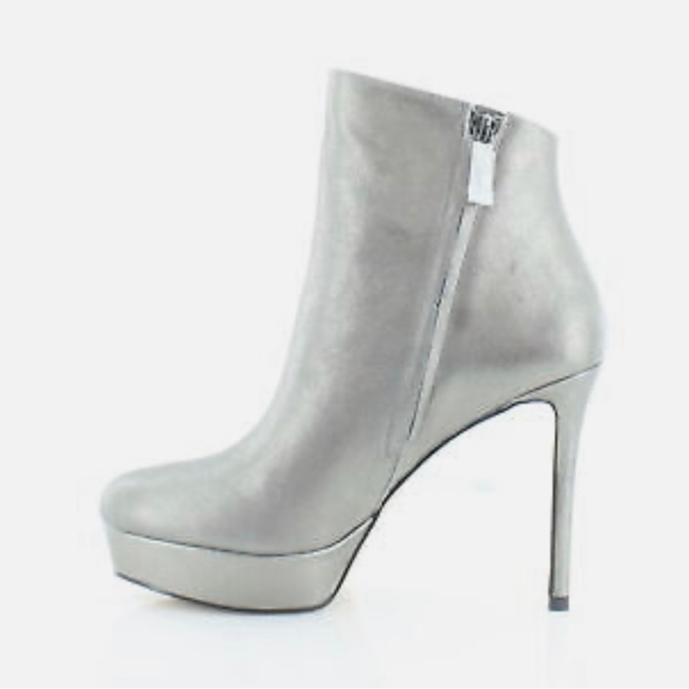 DKNY Jami Platform Ankle Women's Boots Lt Pewter